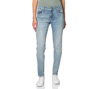 Pantaloni jeans da donna Mavi ADRIANA Lt Foggy Glam Mid-Rise, blu super skinn...