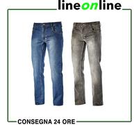 Diadora Pantalone jeans Utility Stone 5 tasche Denim stretch Grigio XXL