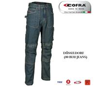 Pantaloni jeans lavoro elasticizzati Cofra DUSSELDORF CON tasca per ginocchiere