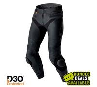 Rst S1 D3o Perforated Leather Pants Nero S / Short Uomo