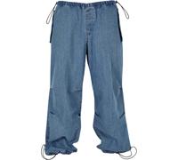 Pantaloni Jeans Paracadute Uomo Urban Classics Oversize In Cotone