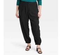 Pantaloni Jogger Ankle High-Rise Da Donna NWT - A New Day Neri 26