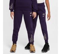 Pantaloni jogger da calcio Kylian Mbappé Club Fleece - Ragazzo/a - Viola L