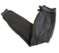 Pantaloni Jogger Jacquard In Carbone Da Uomo Benson DK08 Taglia Grande NWT