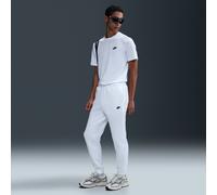 Pantaloni da tennis da uomo Nike Club Jogger - white/white/black - Bianco (M)