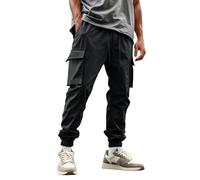 Pantaloni Jogger Uomo Eleganti Eleganti Neve Saldi Caldi Alpinismo Elegante Dritti Modulabili Bootcut Lacci Walking Completo Dritto Il Lungo Briglia Fianchi Samurai Poule Sportiva