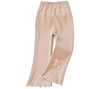 Pantaloni Jogging per Bambina Larghi in Cotone a Gamba Larga Sportivi Comfort Morbido Stile Hip Hop da Elastici Regolabili Vita Ideali età 9-15, Facili Pulire, Versatili