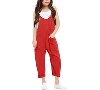 Pantaloni Jogging per Bambina Larghi Ragazza Abbigliamento a Gamba Dritta Sportivi Comfort Morbido Leggeri con vestibilità Larga Fashion da Indossare Tutti i Giorni