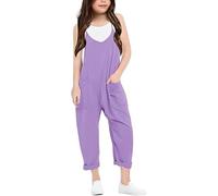 Pantaloni Jogging per Bambina Palazzo Ragazze Larghi Casual Morbido Elastico Vita Pantalone Tuta da Indossare Tutti i Giorni