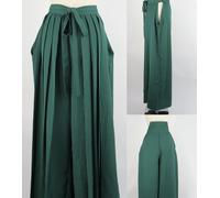Pantaloni kimono da donna giapponese Hakama Umanori tipo L: 100 cm verde