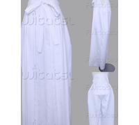 Pantaloni kimono donna giapponese Hakama Umanori tipo L: 100 cm bianco