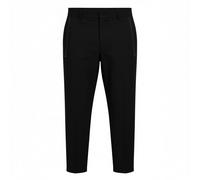 Pantaloni Lamda Da Uomo PT TORINO 58 W38 Nero Chino Slim Fit Orlo Non Rifinito