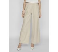 Pantaloni larghi con pinces, vita alta Beige 38 (IT) - 34 (FR) Tinta unita