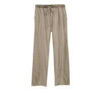 Pantaloni Larghi Donna Elasticizzati con Coulisse E Tasche Laterali Modello Palazzo in Morbido Cotone Perfetti per Un Look Comodo E alla Moda per Il Tempo Libero