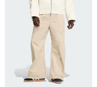 Adidas Premium Essentials Wide Trousers Uomo - Pantaloni Beige - Taglia XXS - Jersey di cotone Beige XXS