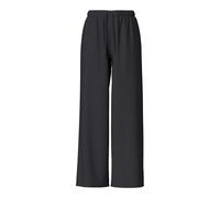 Pantaloni larghi vita elasticizzata Nero S Tinta unita