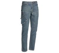 Pantaloni lavoro Issaline 8025BP040L STRETCH LINE Pockets Blu