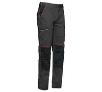 Pantaloni lavoro Issaline 9030B081M STRETCH LINE Boom Antracite e Nero