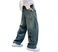 Pantaloni Leggeri Bambino,Y2K Streetwear a Gamba Larga Fashion Bambini Sports Elastic Children's Pants 2025 di Base Elasticizzati da Jogger per Il Tempo Libero
