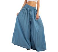 Pantaloni Leggeri Donna Estivi Cotone Larghi Ampi Elastico TOOCOOL MS-95188