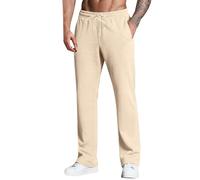 Pantaloni Lino Uomo Corti Larghi Taglie Salopette Scialpinismo Ecopelle Dritta Puro Maschile Viaggio Tasmania Bottoni Rigidi Colorate Sfumati È Anfibi Pescatore Outsider Triacetato