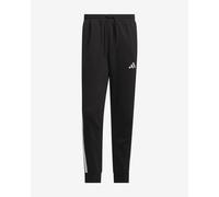 adidas Homme Essential Three Stripes Fleece Pant, Black/White, XS