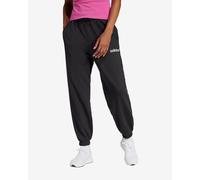 Pantaloni lunghi adidas Essentials Linear French Terry Cuffed nero puro donna - XS