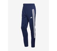 PANTALONI WORKOUT ESSENTIALS ALL-SET IN TESSUTO KNIT CON LE 3 STRISCE Dark Blue / White 2XL