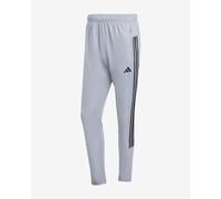 Pantaloni lunghi adidas Workout Essentials All-Set-3-Stripes grigio nero - XS