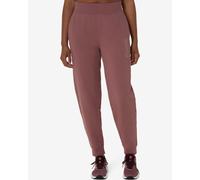 Pantaloni lunghi ASICS Sweat Logo rosa antico scuro donna - XS