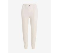 Pantaloni lunghi Calvin Klein Knit Small Logo bianco donna - L