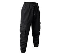 Pantaloni lunghi da uomo, pantaloni lunghi da uomo, pantaloni sportivi da uomo, pantaloni leggeri, invernali, caldi, pantaloni cargo leggeri, per attività all'aria aperta, in cotone, comodi per il