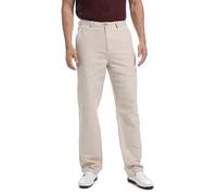 Pantaloni lunghi da viaggio leggeri da uomo, pantaloni chino Loose Fit, pantaloni estivi da viaggio, vacanze, ramie con tasche nascoste, Kaki chiaro., 36W x 32L