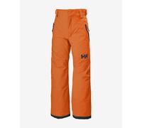 Helly-Hansen - Pantaloni da sci impermeabili e isolanti in Primaloft® Black Eco - Jr Legendary Pant Neon Orange in Pelle - Taglia Bambino 12a - Arancione