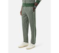 Pantaloni lunghi Lacoste Paris Monogram verde bianco - M