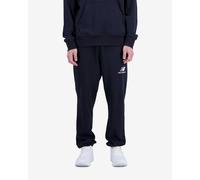 Pantaloni lunghi New Balance Essentials Stacked Logo nero bianco - S