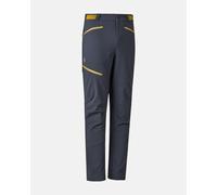Pantaloni lunghi Ternua Rotor Warm blu notte giallo - L