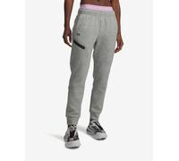 Pantaloni lunghi Under Armour Unstoppable Fleece grigio chiaro donna - XS