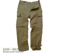 PANTALONI MOLESKIN ORIGINALI ESERCITO TEDESCO LEO KÖHLER BW PANTALONI DA CAMP...