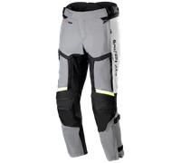 Alpinestars Bogotá Pro 4S, pantaloni in tessuto Drystar S male Grigio Chiaro/Nero/Giallo Fluo