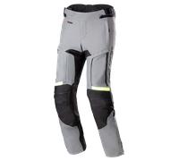 Alpinestars Bogotá Pro 3S, pantaloni in tessuto Drystar XL male Grigio Chiaro/Nero/Giallo Fluo