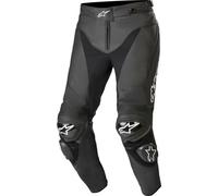 Pantaloni Moto Alpinestars In Pelle Track V2 - Nero 312901910