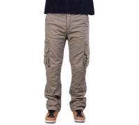Pantaloni Moto Cargo Course Rinforzati in Aramide Loose Fit BeigeW42 x L34 Beige