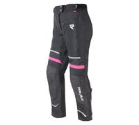 Pantaloni moto da donna Street Racer Betty II Air nero-rosa XS