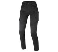 Pantaloni Moto Denim Donna Macna Duplan easy fit dames Black Taglia:38