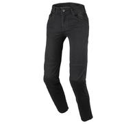 Pantaloni Moto Denim Donna Macna Lockwood Straight Black