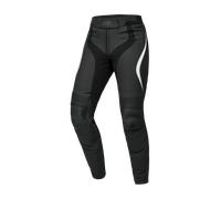 IXS RS-600 1.0, pantaloni di pelle da donna 42 female Nero/Bianco