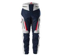 Furygan Killington Pantaloni Moto omologati CE-Impermeabili con Protezioni D3O-Fodera Termica Rimovibile-Ventilati-Zip di connessione, Blu-Perla-Rosso, S Men's