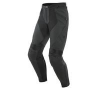 Pantaloni moto in pelle Dainese PONY 3 Short/Tall Nero Matt