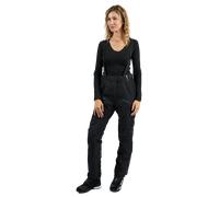 Ixon Midgard Pantaloni impermeabili da moto da donna in tessuto, nero, taglia XL per donne
